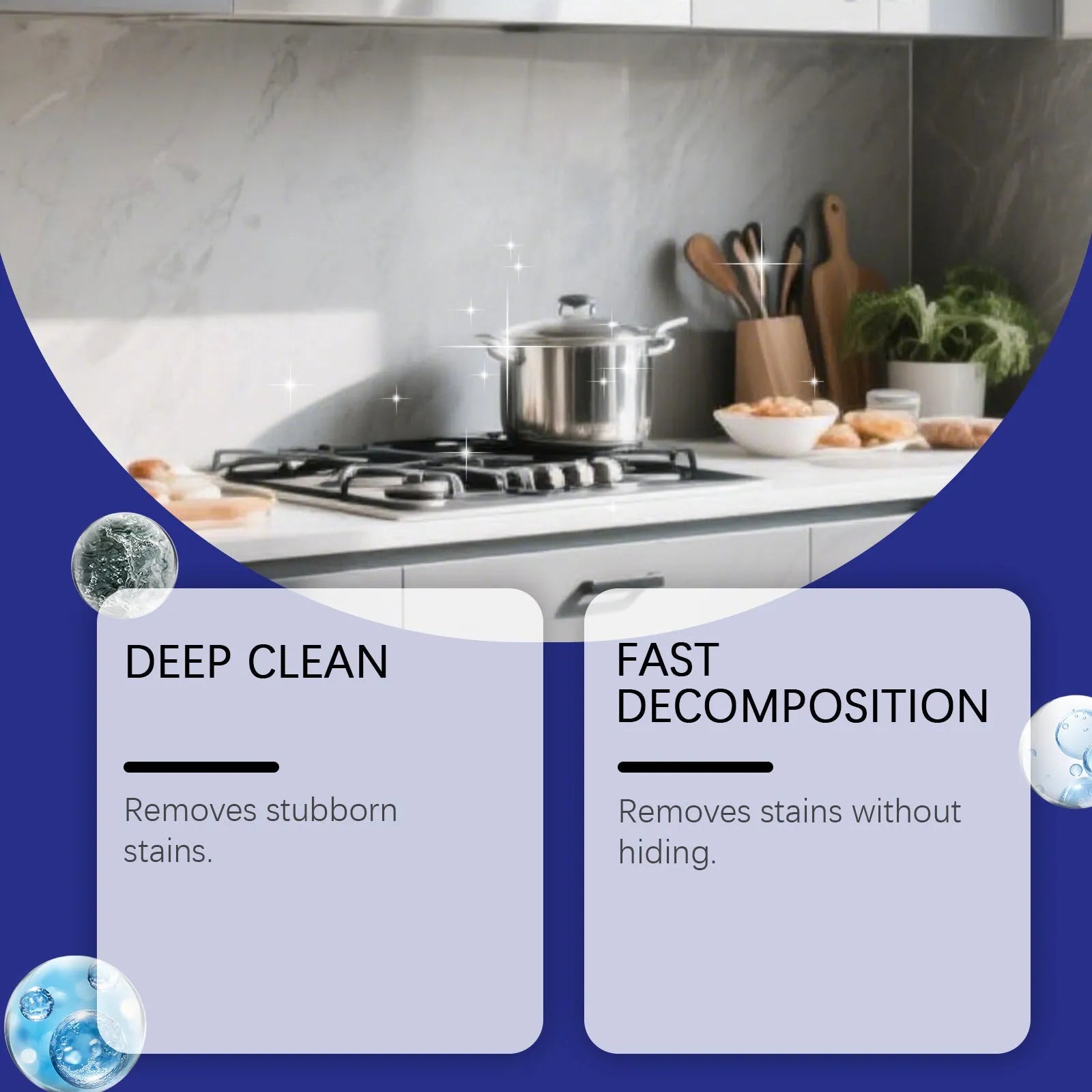 237ml decontamination gel tube for kitchen and bathroom cleaning with sodium hypochlorite formulation
