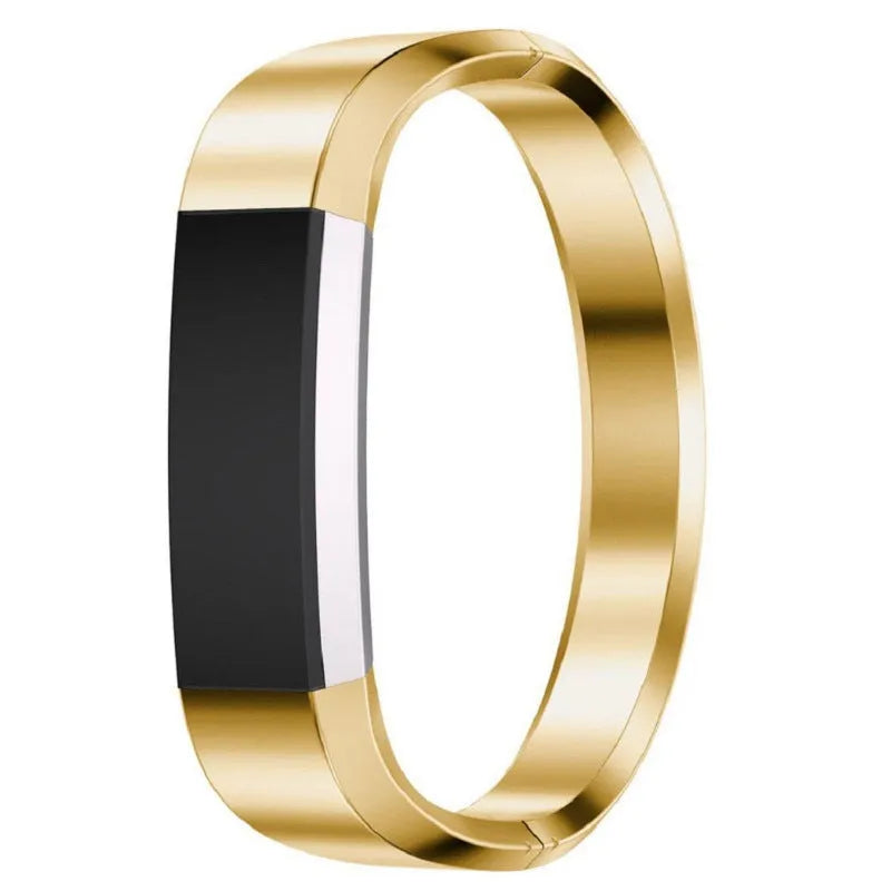 Fitbit Alta 304 stainless steel bracelet replacement band with deployment buckle for smart watch
