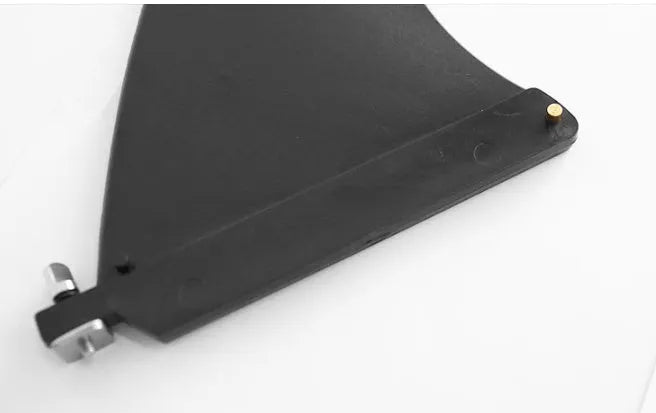 SUP paddle board fin removal tool for large fish fins, plastic construction with screw design