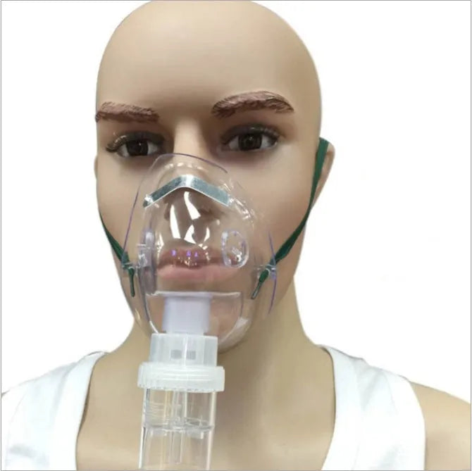 Close-up of a soft rubber mask adjuster clip for face mask ear loops.