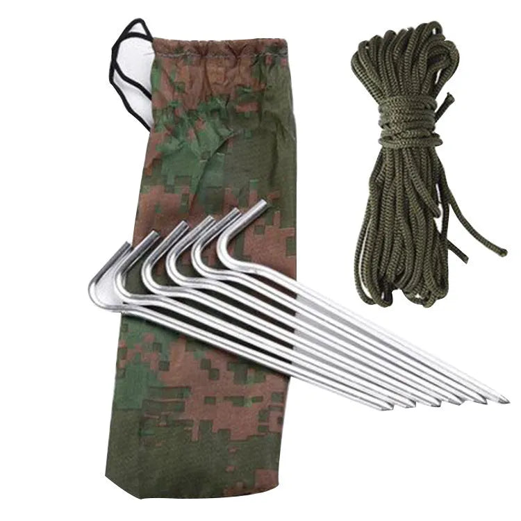 Waterproof 210D Oxford cloth awning sun shelter 300x300 cm in army green with aluminium nails and wind ropes