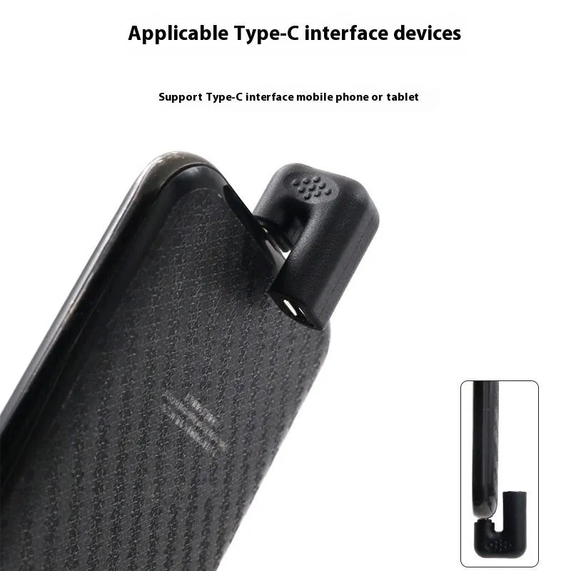 Plastic male to female adapter cables with U-bend design for mobile phone tablet computer interfaces