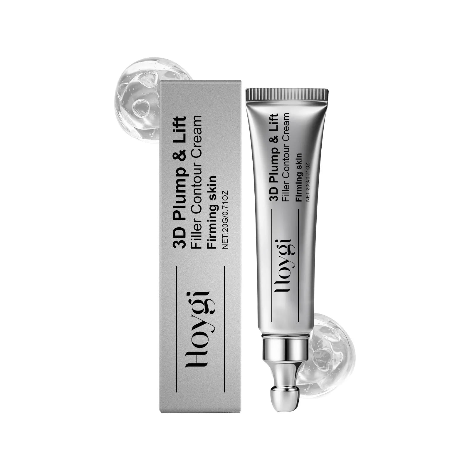 20g tube of moisturising eye cream with ceramide EOS ingredients, 3cm diameter by 13.3cm length