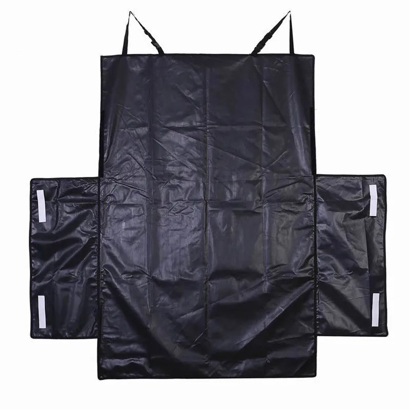 Dog car mat in paw print pattern made from waterproof Oxford cloth for car seat protection