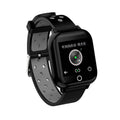 Smart watch with integrated Bluetooth earbuds showing 1.4-inch display with heart rate monitoring interface