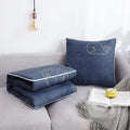Car cushion cover 45x45cm polyester cotton Chinese style series blue colour option on car seat