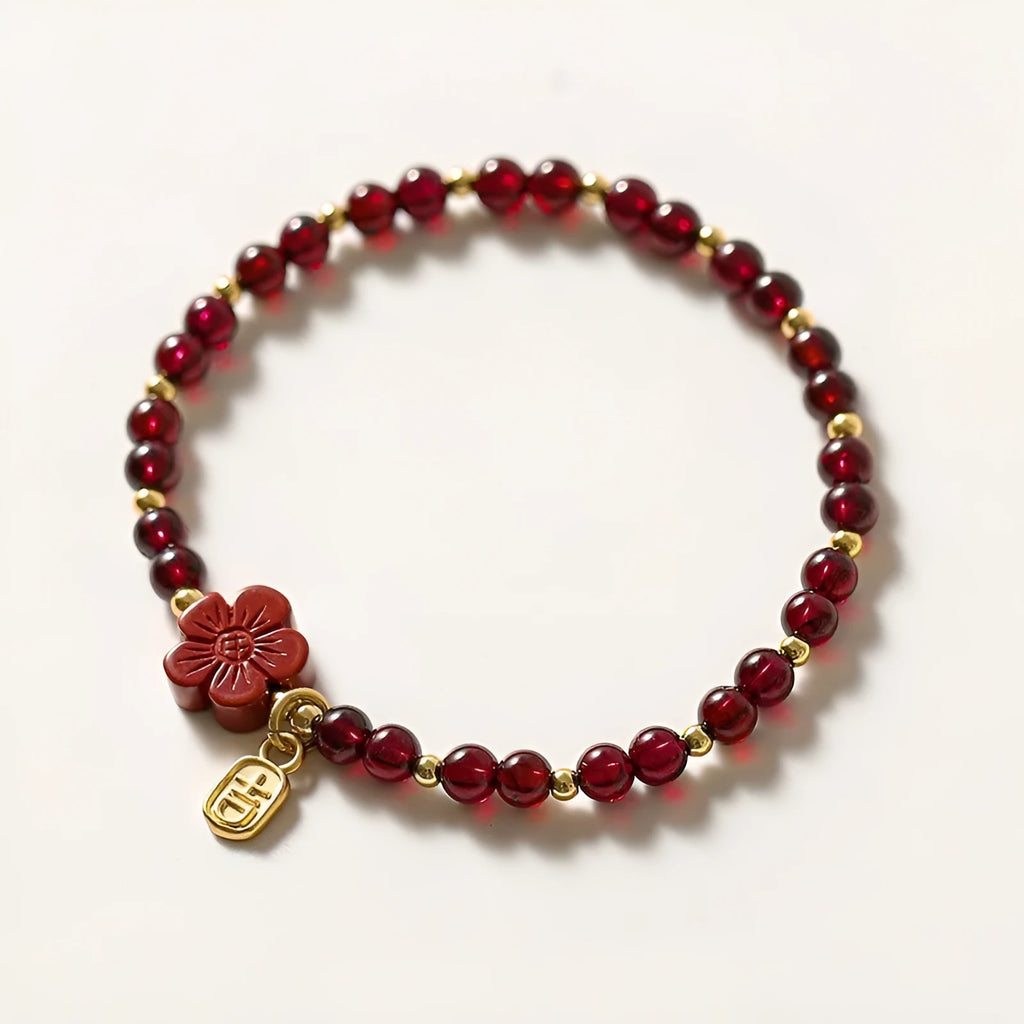 Women's natural freshwater pearl and crystal geometric bracelet on elastic rope band