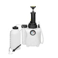 White 3-litre brake oil tank replacement tool with copper and iron components for automotive maintenance