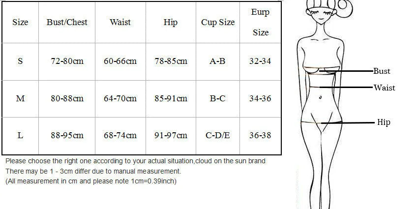Black women's bikini set with metal ring strap detail and split-style panty design