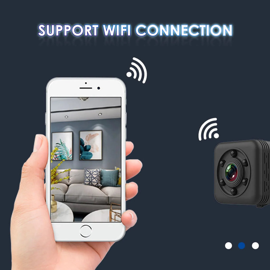 Black waterproof sports camera with microUSB port for 1080p HD video recording
