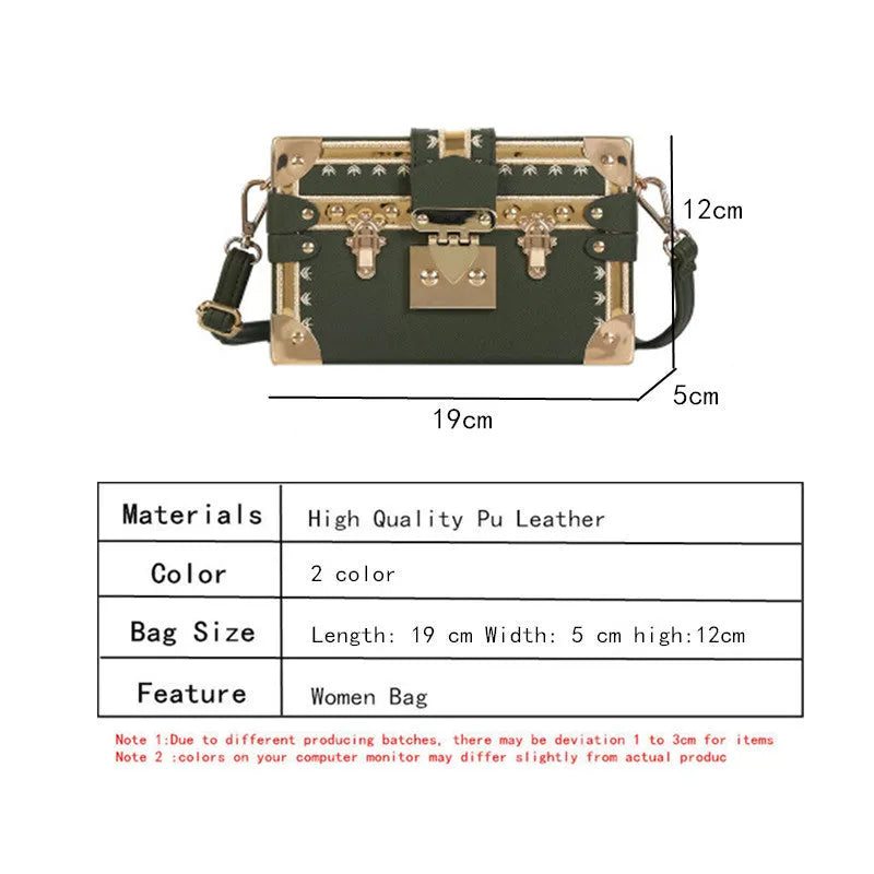 Women's structured shoulder bag with flap closure and adjustable crossbody strap in black or green