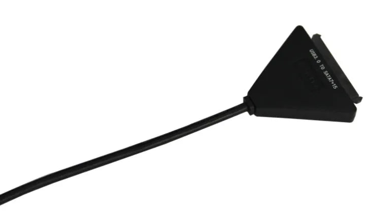 Black USB3.0 to SATA7+15 pin adapter cable for 2.5 and 3.5 inch hard drives