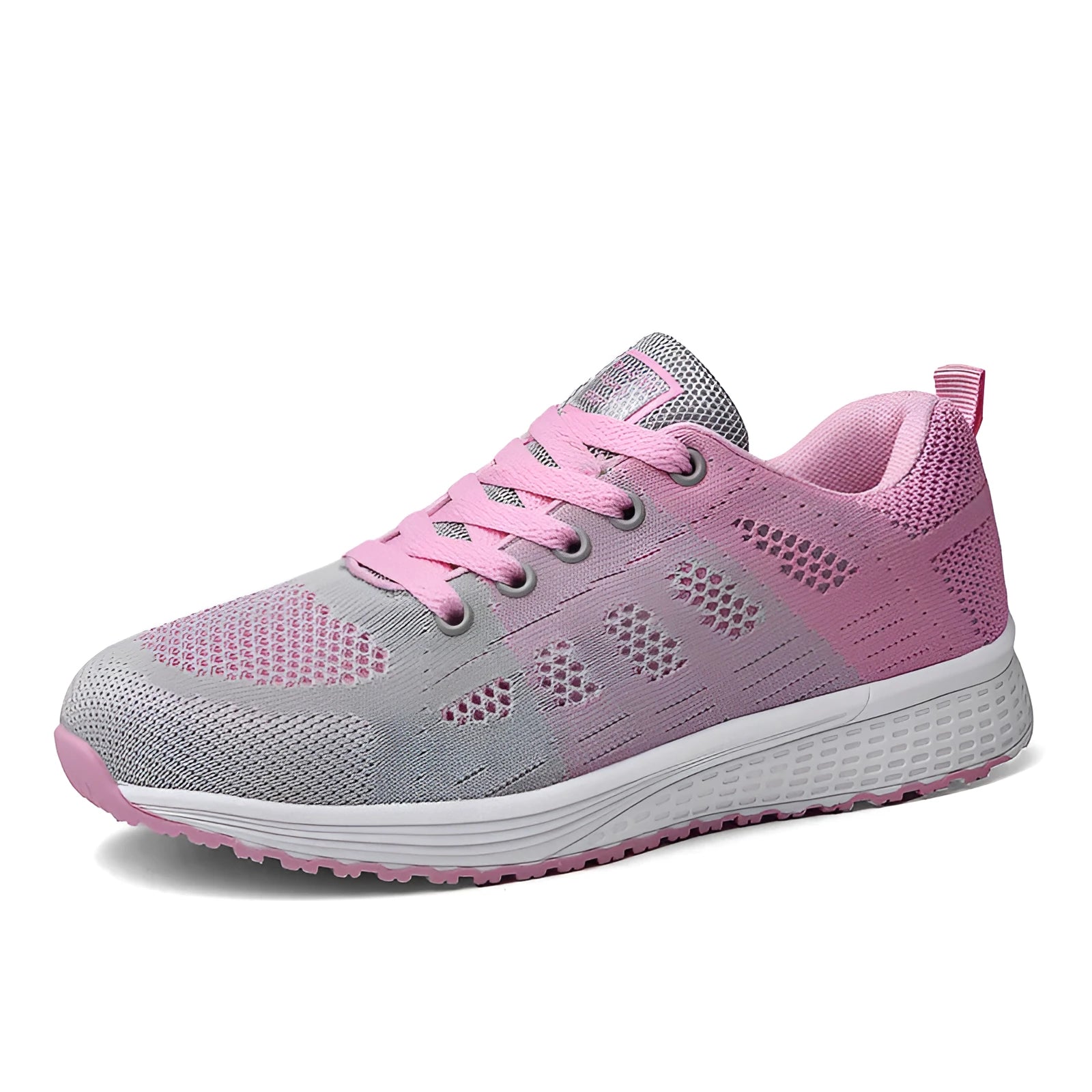 Women's high-top casual trainers in black with back lacing and cross bind straps