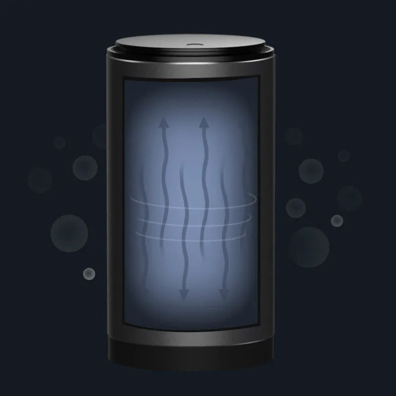 Mini aluminium alloy car trash can in solid colour with 35 garbage bags for vehicle waste collection