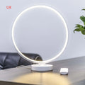 30 cm white full moon lamp with remote control on table surface showing detailed moon texture