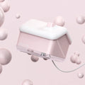White igloo-shaped ultrasonic humidifier and essential oil diffuser with USB cable