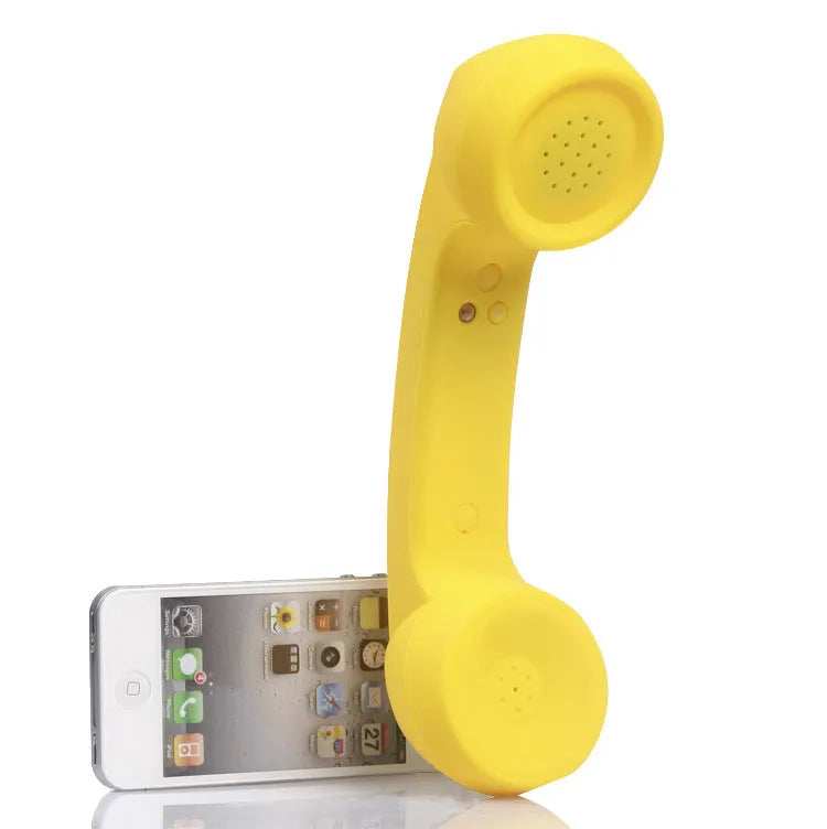 Retro-style Bluetooth wireless headset with ear-hook design in multiple colour options