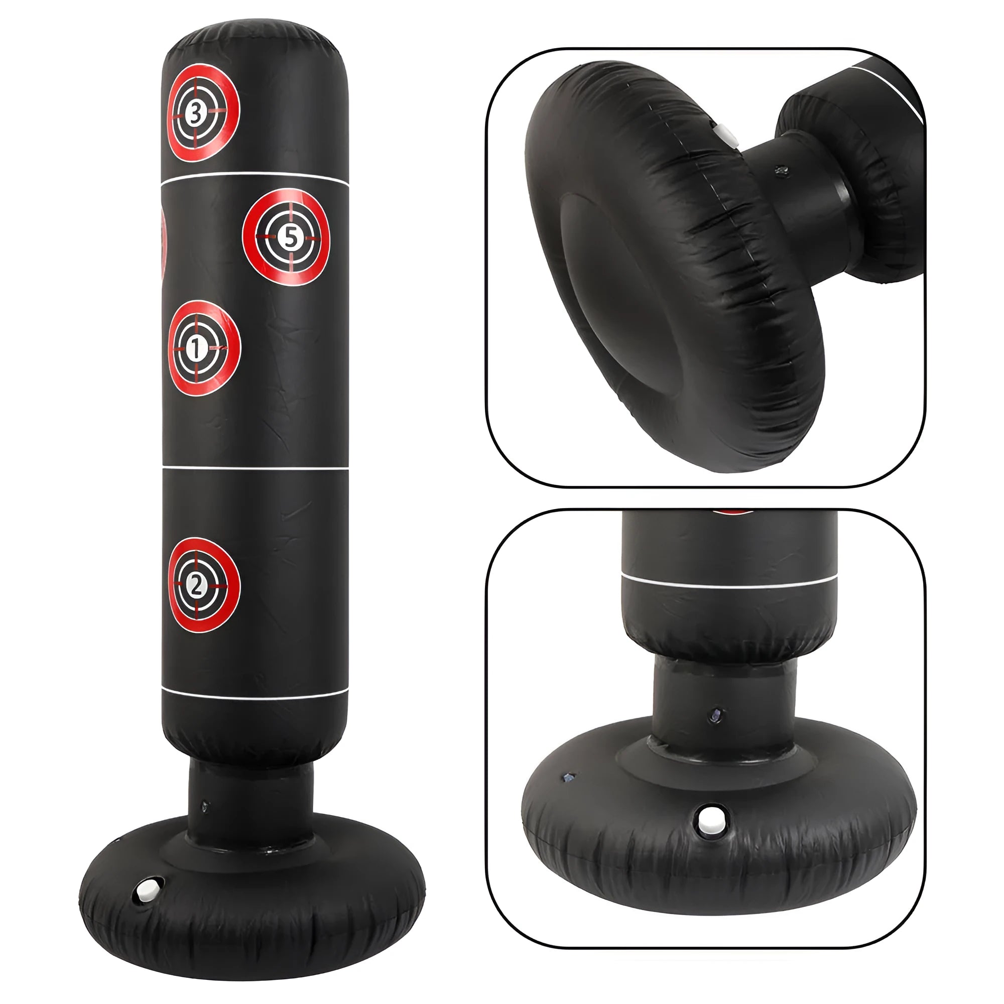 PVC inflatable boxing training column 1.6 metres high vertical tumbler fitness equipment