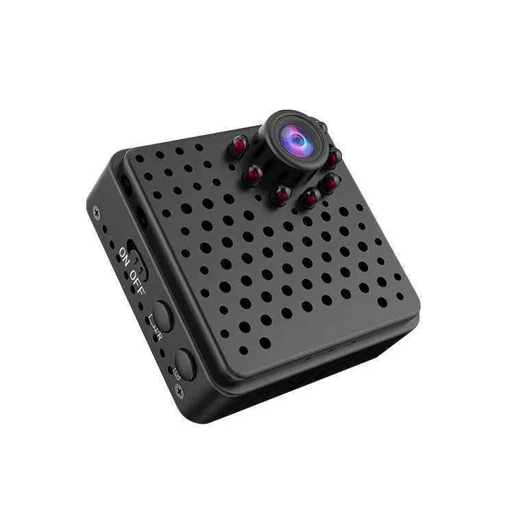 W18 black plastic trail camera with 1080P non-light night vision lens and mounting bracket for outdoor use