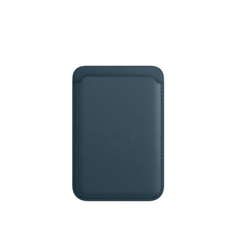 Magnetic card holder iPhone case in PU leather with MagSafe compatibility in multiple colour options