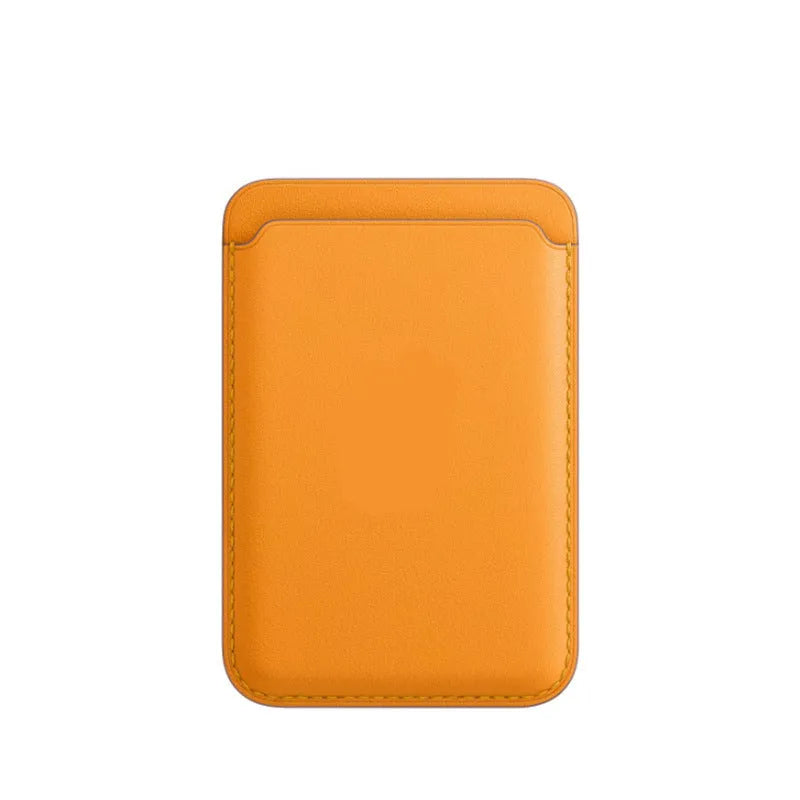 Magnetic card holder iPhone case in PU leather with MagSafe compatibility in multiple colour options