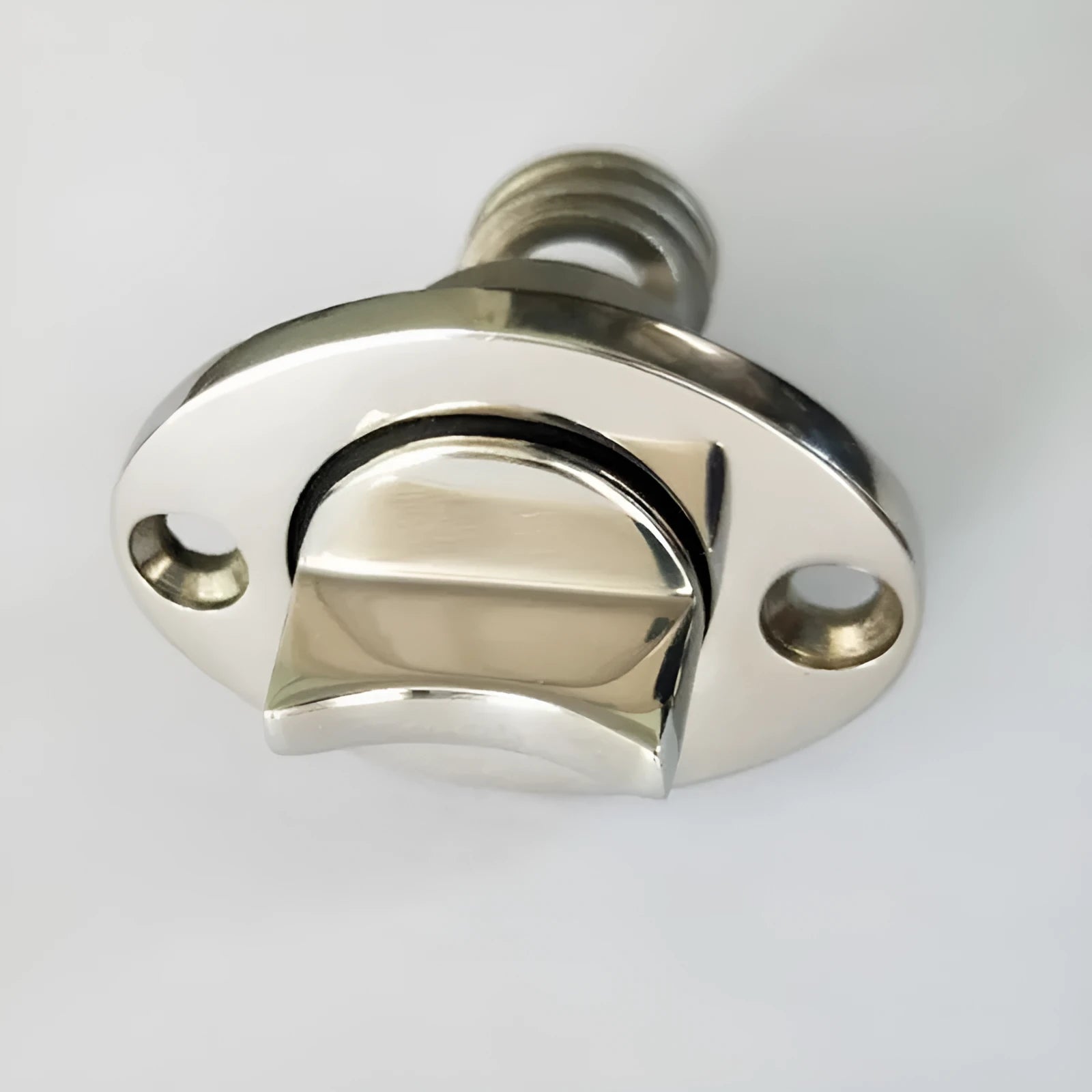 Stainless steel 316 marine water plug for ships and yachts measuring 38mm diameter by 50mm length
