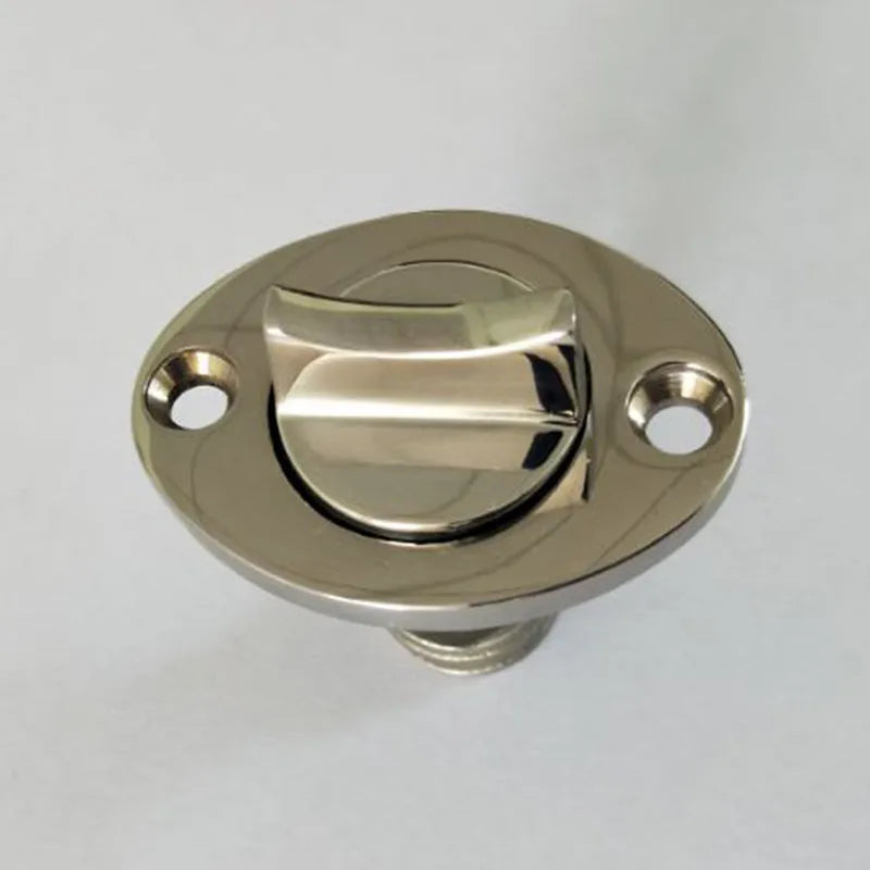 Stainless steel 316 marine water plug for ships and yachts measuring 38mm diameter by 50mm length