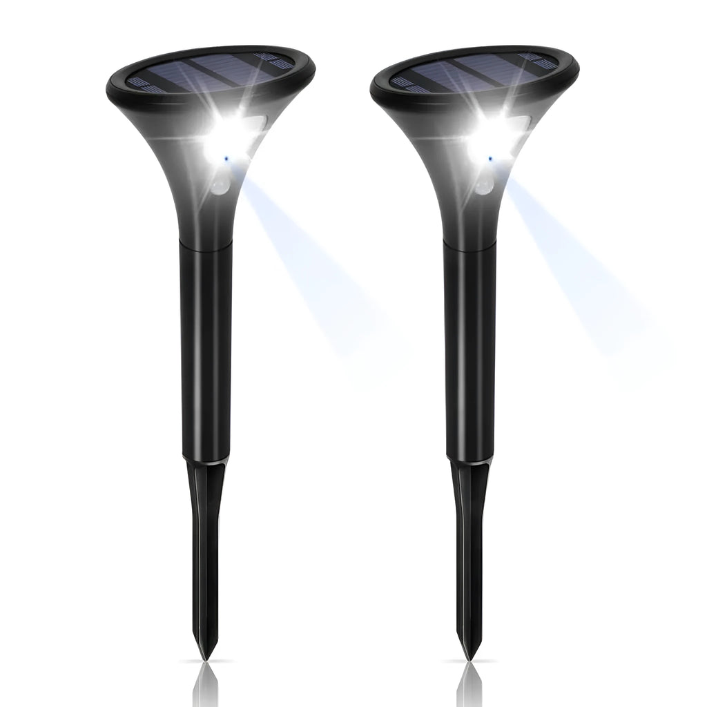 Solar induction ground plug light for outdoor garden with lamp pole and connecting tubes
