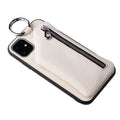 PU leather iPhone crossbody case with detachable lanyard strap in solid colour options