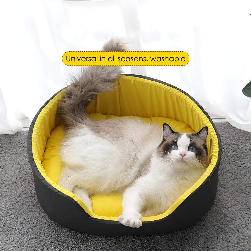Washable cloth pet kennel in black or green available in small, medium and large sizes