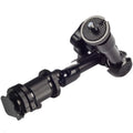 Black all-metal MENGS 7-inch magic friction articulating arm for DSLR cameras with ball heads.