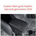 Modification armrest case cover for Mazda CX-4 100th Anniversary in carbon fibre finish