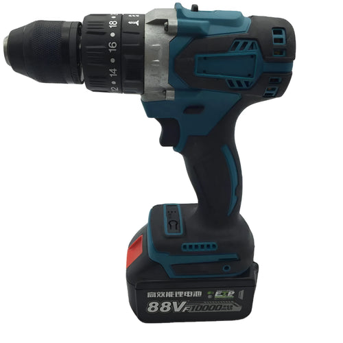 21V cordless multifunction impact drill and electric screwdriver with a 13mm chuck.