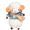 Little Sheep plush crossbody bag with lamb pattern and square vertical shape