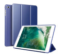 iPad protective clamshell case with built-in silicone stand in various colours