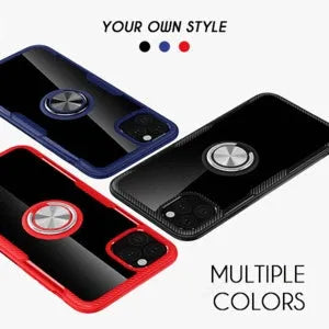 Slim black TPU and PU leather back cover case for iPhone 11 Pro Max