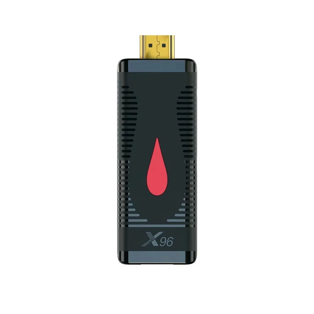 Allwinner H313 Android TV streaming stick dongle with remote control and power adapter