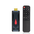Allwinner H313 Android TV streaming stick dongle with remote control and power adapter