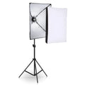 LIBEN 50x70cm soft light cloth studio set with 2 metre stand for iPhone compatible photography