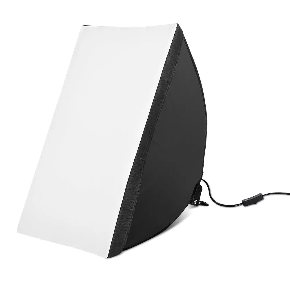 LIBEN 50x70cm soft light cloth studio set with 2 metre stand for iPhone compatible photography