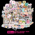 Star-shaped K-pop stickers with Exo, Nct127, Stray Kids, Twice, Got7, Seventeen, and Txt logos, 6x4cm, style options A to G