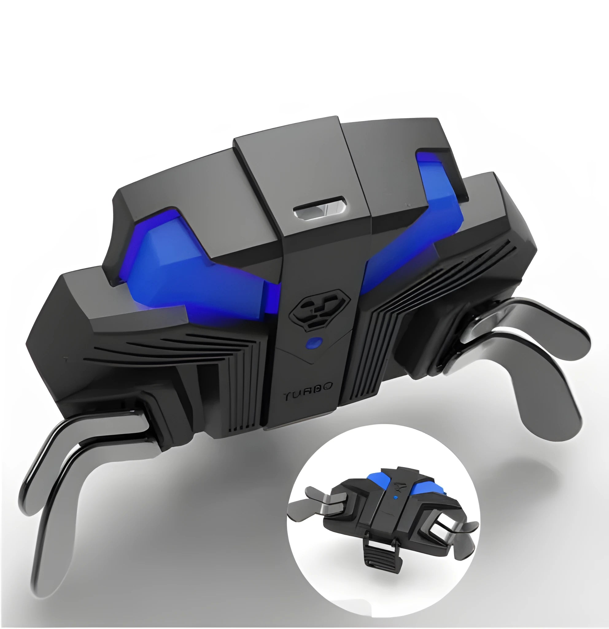 Black PS4 gamepad back button attachment with a long cable for PS4 SLIM and PRO controllers