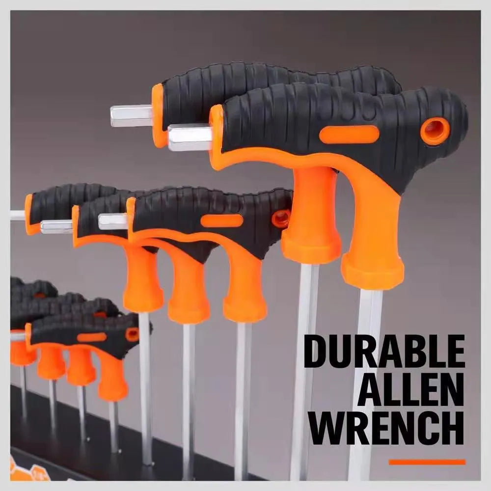 94223 torque manual wrench set 10 piece plated steel standard L size kit