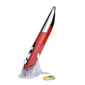 Wireless optical pen mouse in pen shape, red colour, ABS plastic construction with 2.4GHz USB receiver