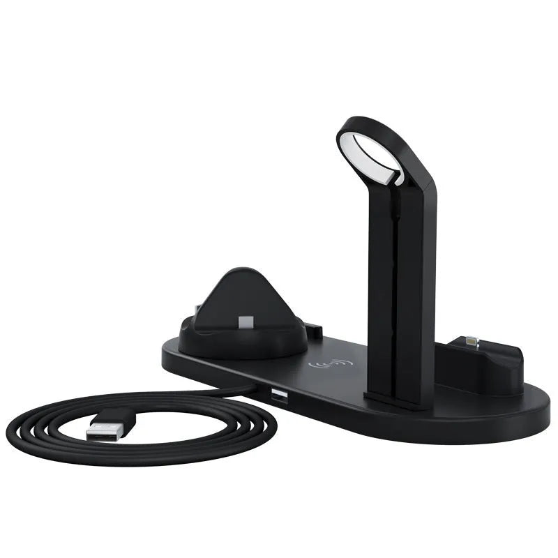 Three-in-one wireless charging bracket for iPhone, watch and headset charging