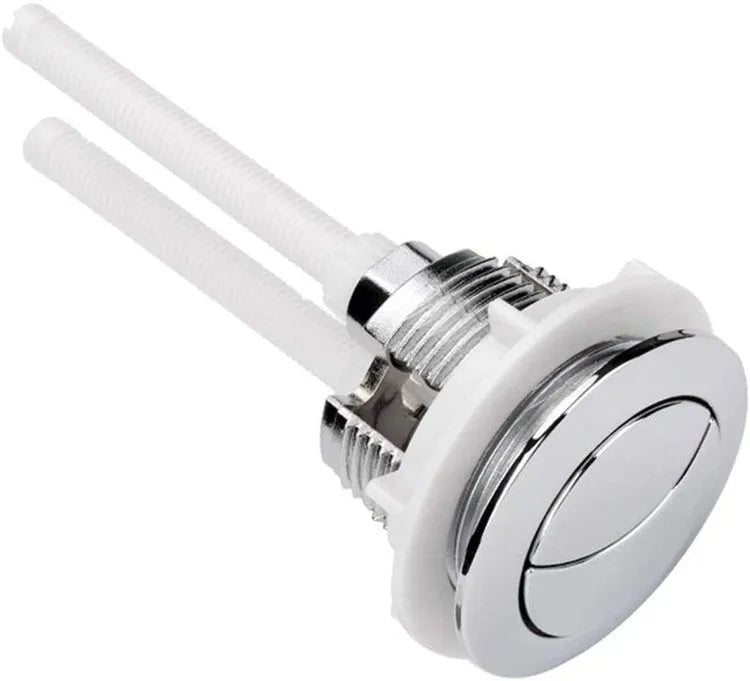 ABS plastic toilet flush button with double press mechanism and 38mm diameter for cistern replacement