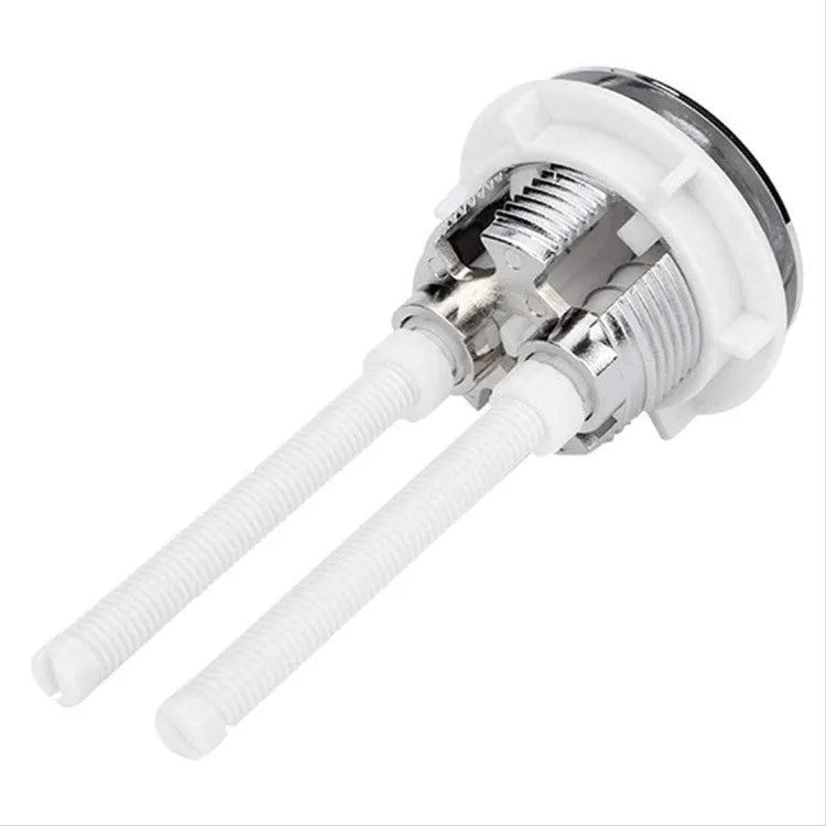 ABS plastic toilet flush button with double press mechanism and 38mm diameter for cistern replacement