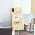 Sakurasaka Salmon Sushi Design Compatible Phone Case for Apple iPhone 11 12 Pro Max XR XS 7 8 Plus Protective Hard Shell Cover Novelty Food Patterned Mobile Case