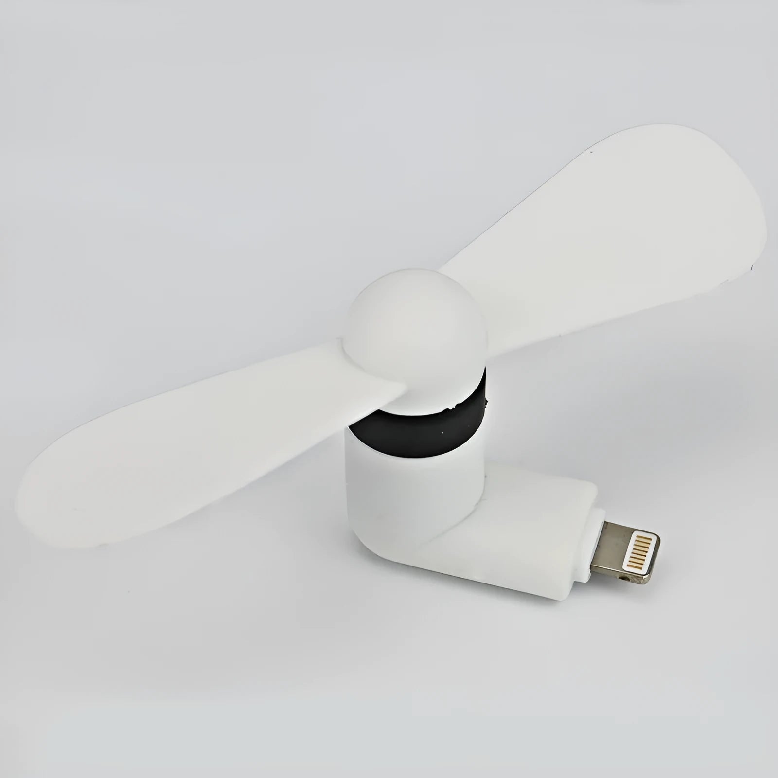 Mini handheld fan in six colours compatible with iPhone and Android phones