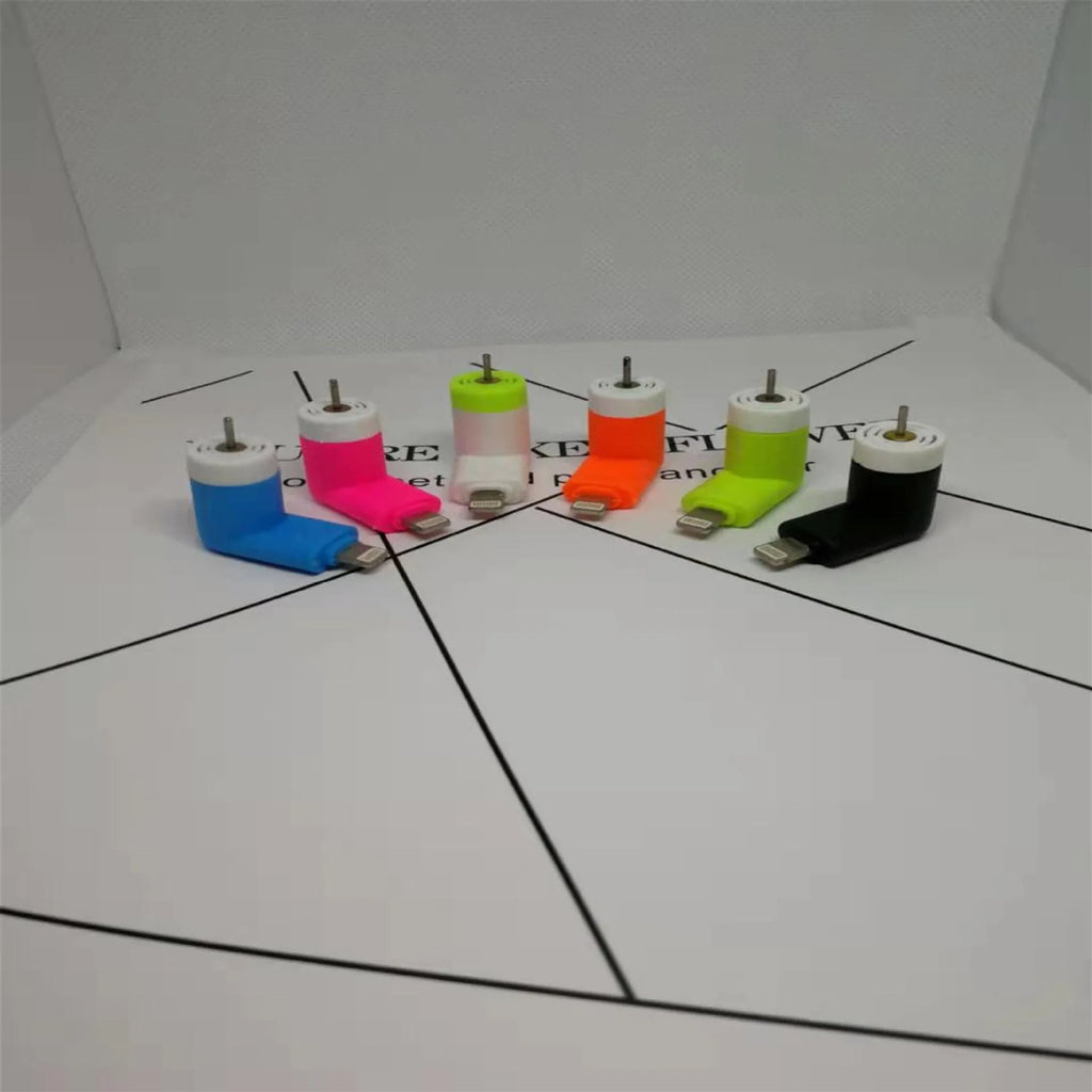 Mini handheld fan in six colours compatible with iPhone and Android phones